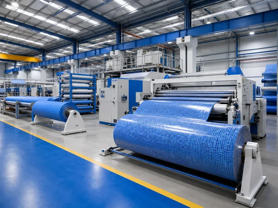 Avenqua Prepares Pool Liner and Pool Cover Samples for Canton Fair Buyers