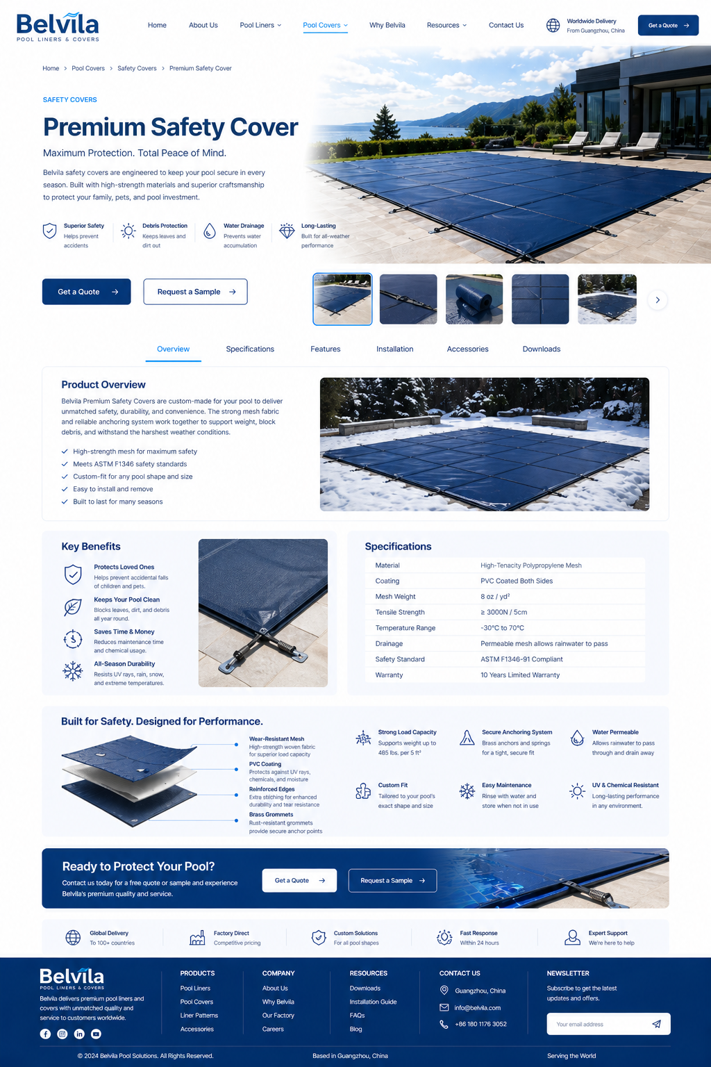 Safety Winter Cover